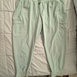 Alia Mint Cargo Pants